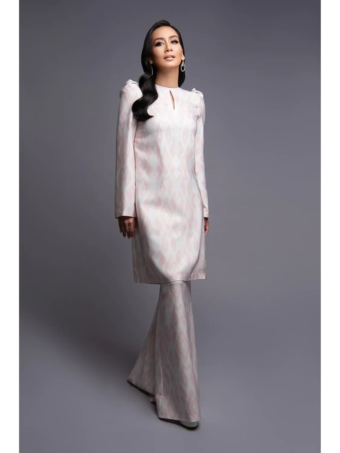 Rizman Ruzaini Marsha Baju Kurung Pahang in Light Pink - Pink - XXL ...